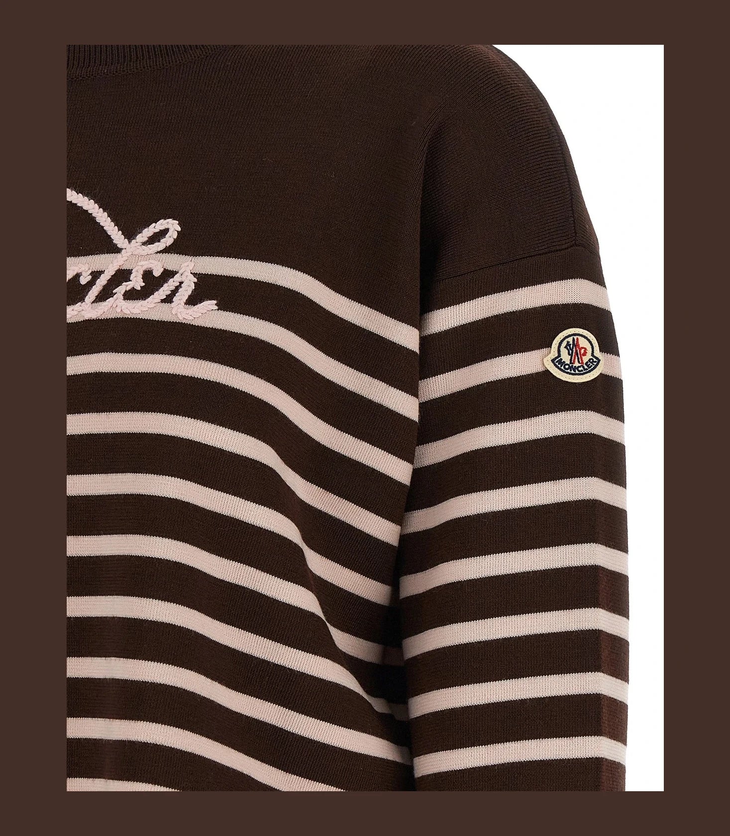 Moncler Sweater in white, Virgin Wool — view 4