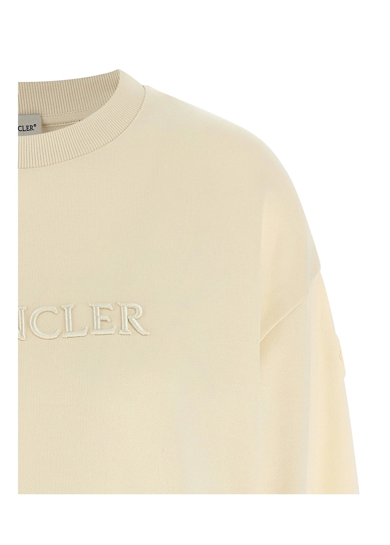 Moncler Sweatshirt in beige, Cotton β view 3