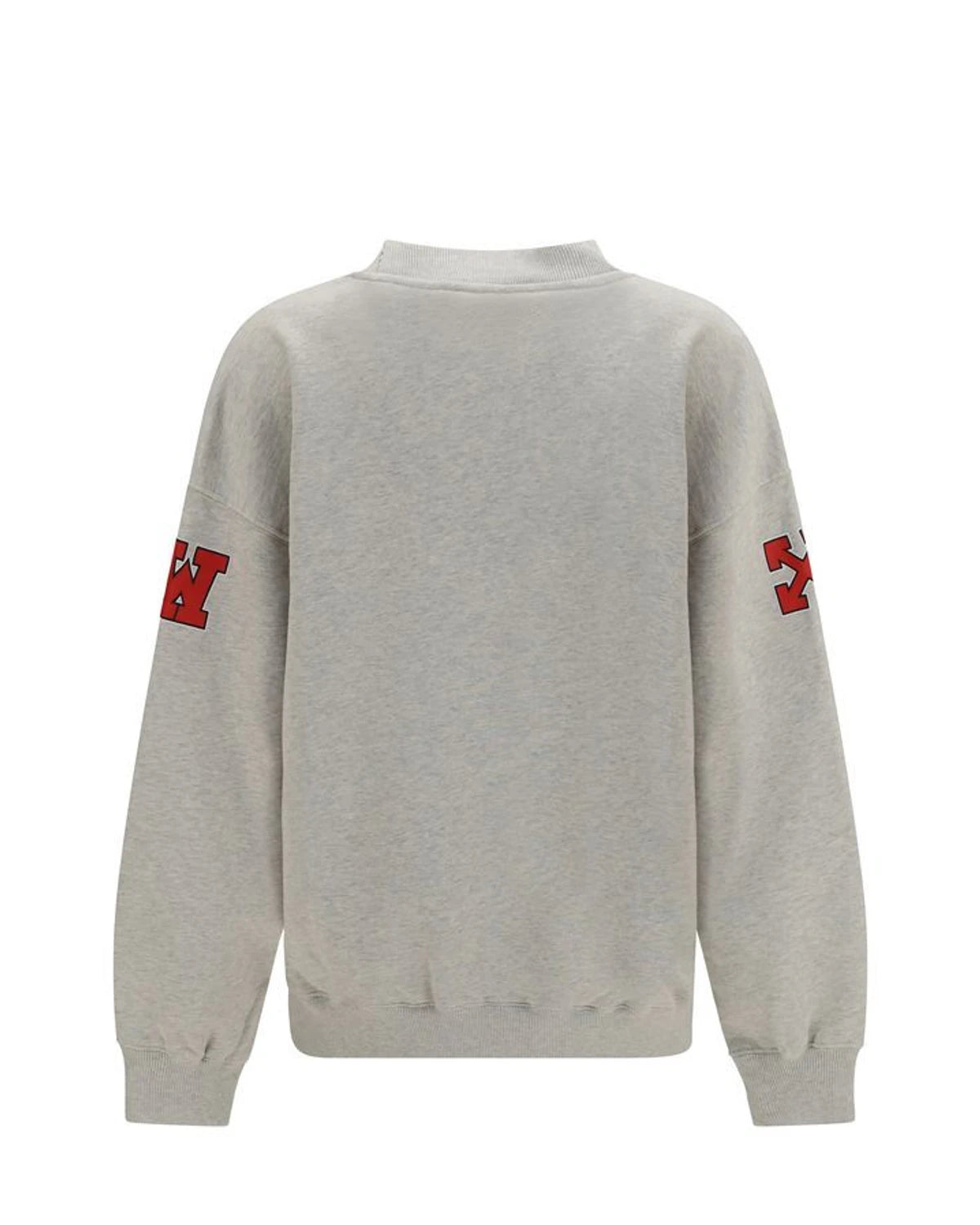 Off-White Sweatshirt in gray, Cotton — view 2