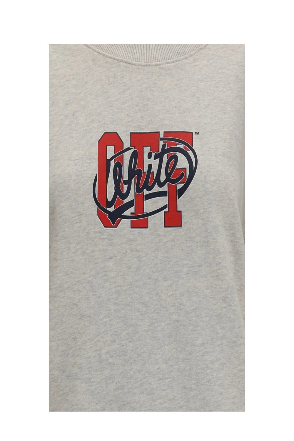 Off-White Sweatshirt in gray, Cotton — view 3