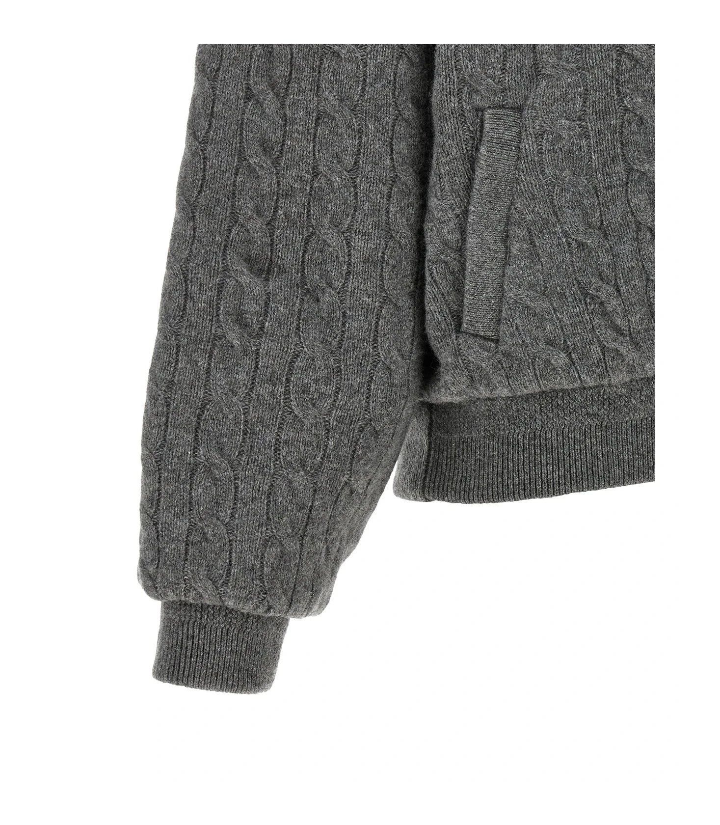 Polo Ralph Lauren Bomber Jacket in gray, Wool — view 4