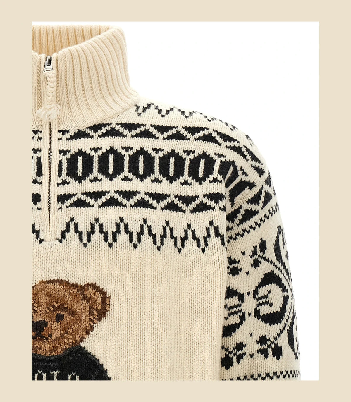 Polo Ralph Lauren Sweater in beige, Wool — view 3