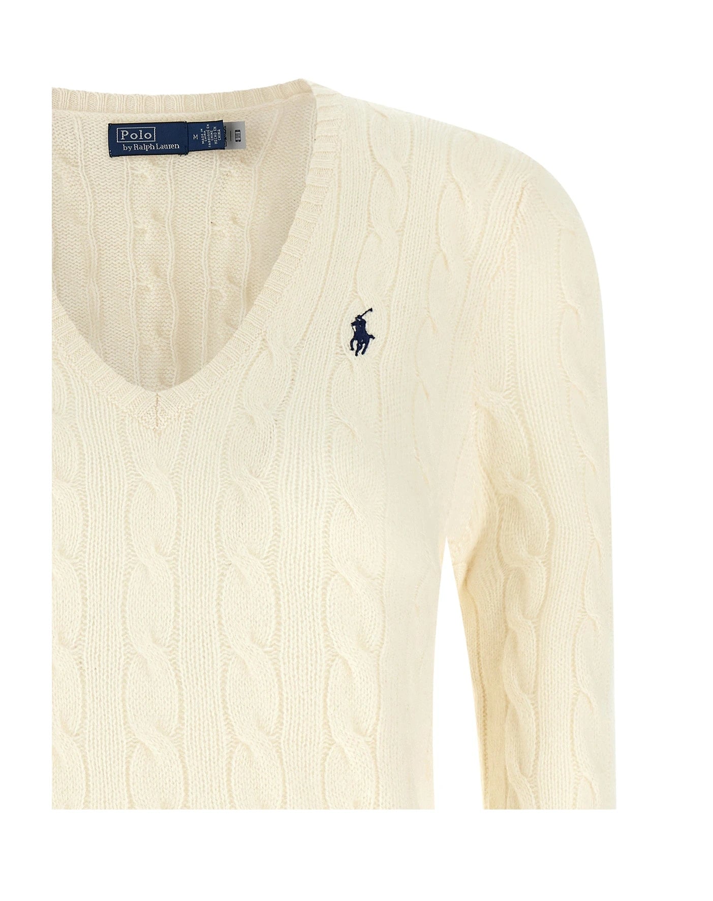 Polo Ralph Lauren Sweater in white, Wool — view 3
