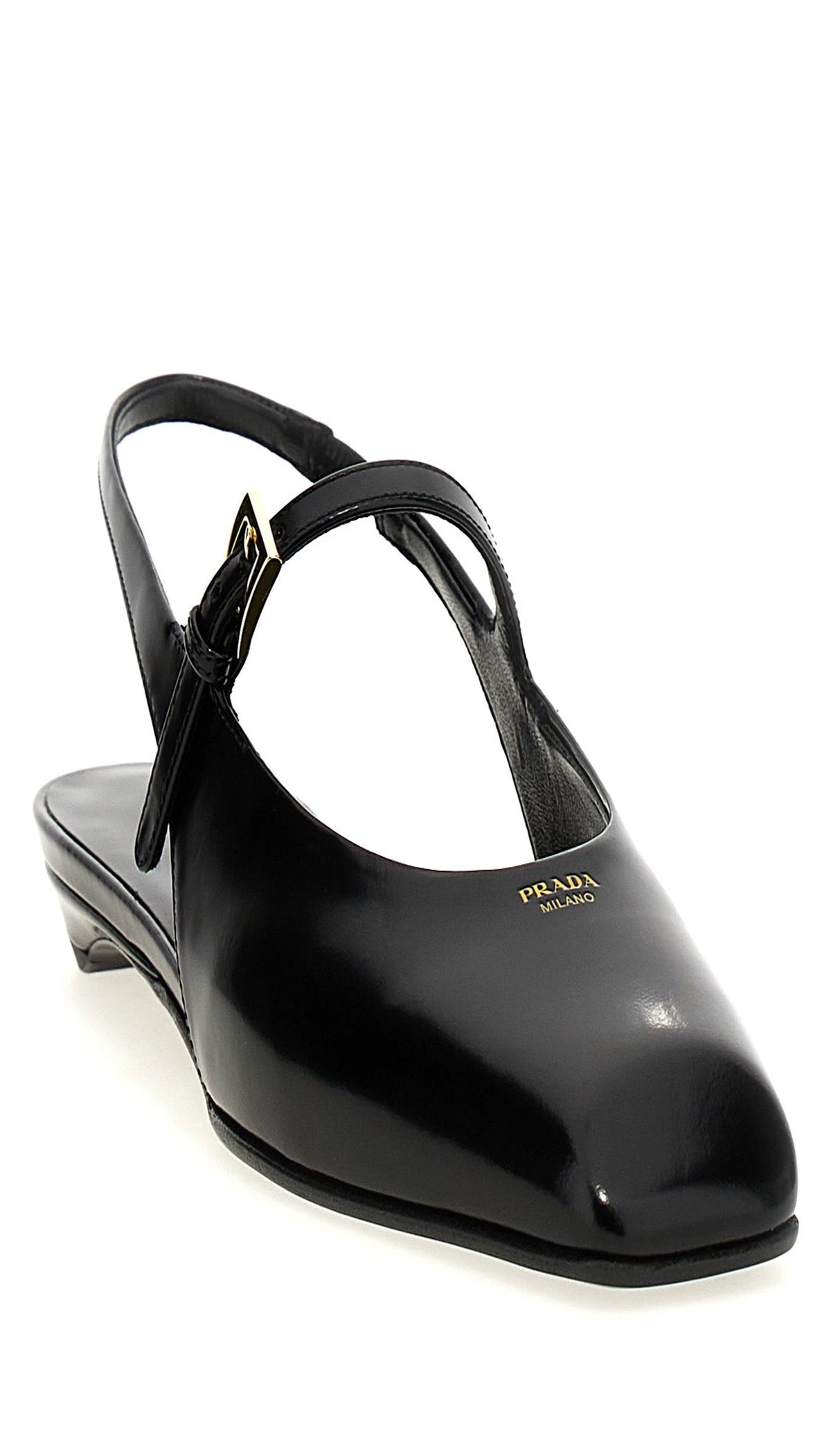 Prada Ballet Flats in black, Calfskin Leather — view 2