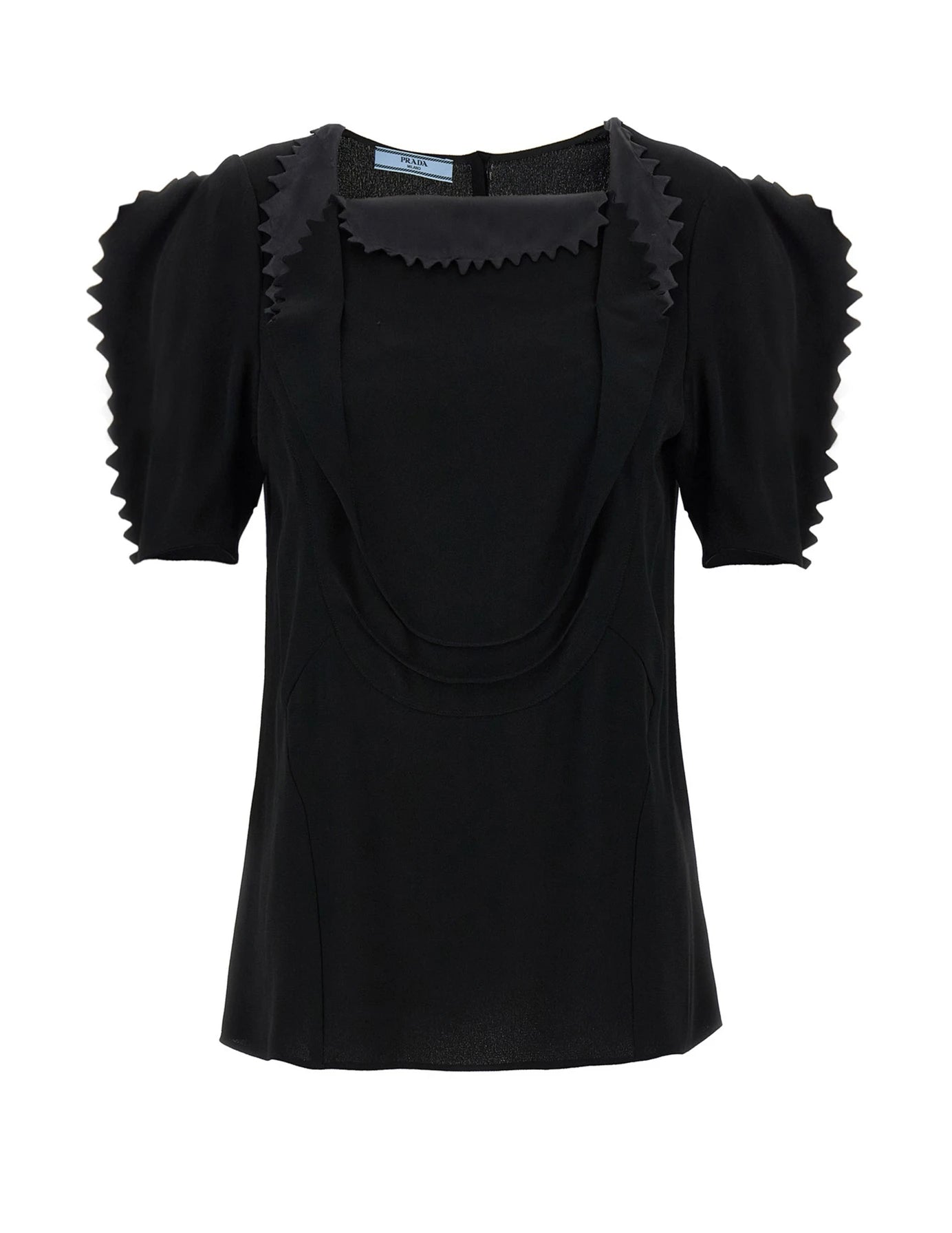 Prada Blouse in black, Viscose