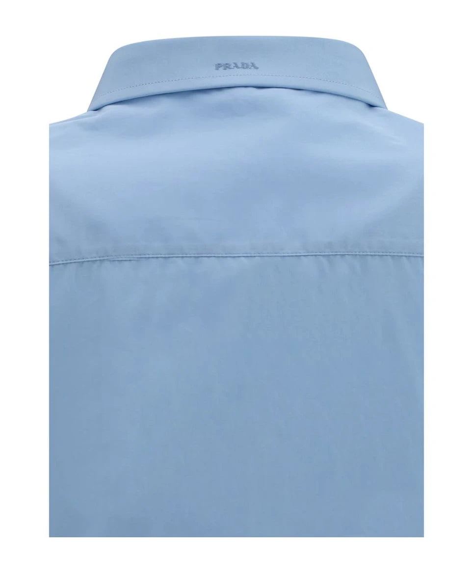 Prada Dress Shirt in blue, Cotton — view 3