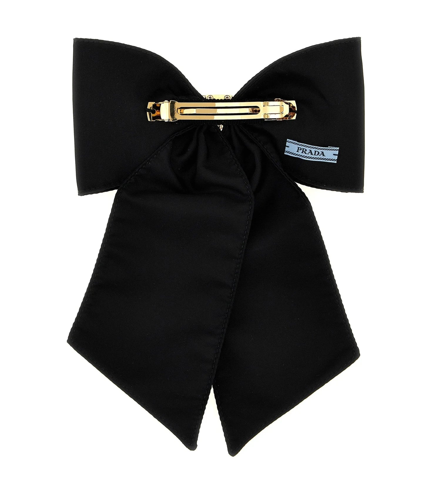 Prada Hair Bows & Bow Clip in black, Brass — view 2