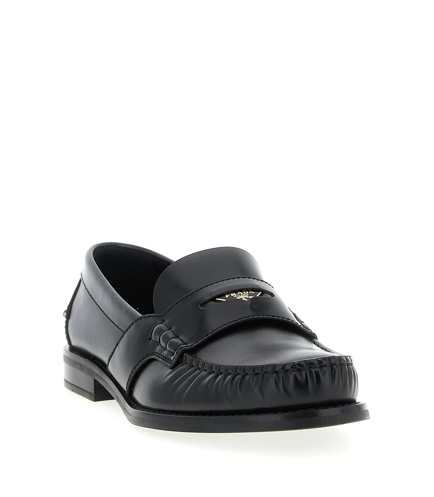 Prada Loafers in black, Calfskin Leather — view 2