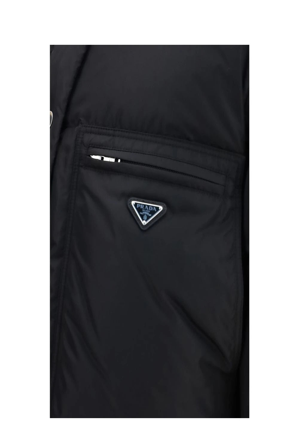 Prada Puffer Jacket in black, Polyester — view 3
