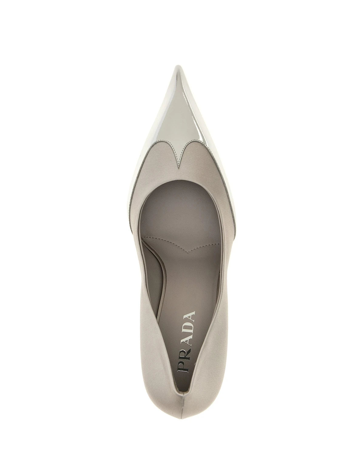 Prada Pumps in silver, Viscose — view 4