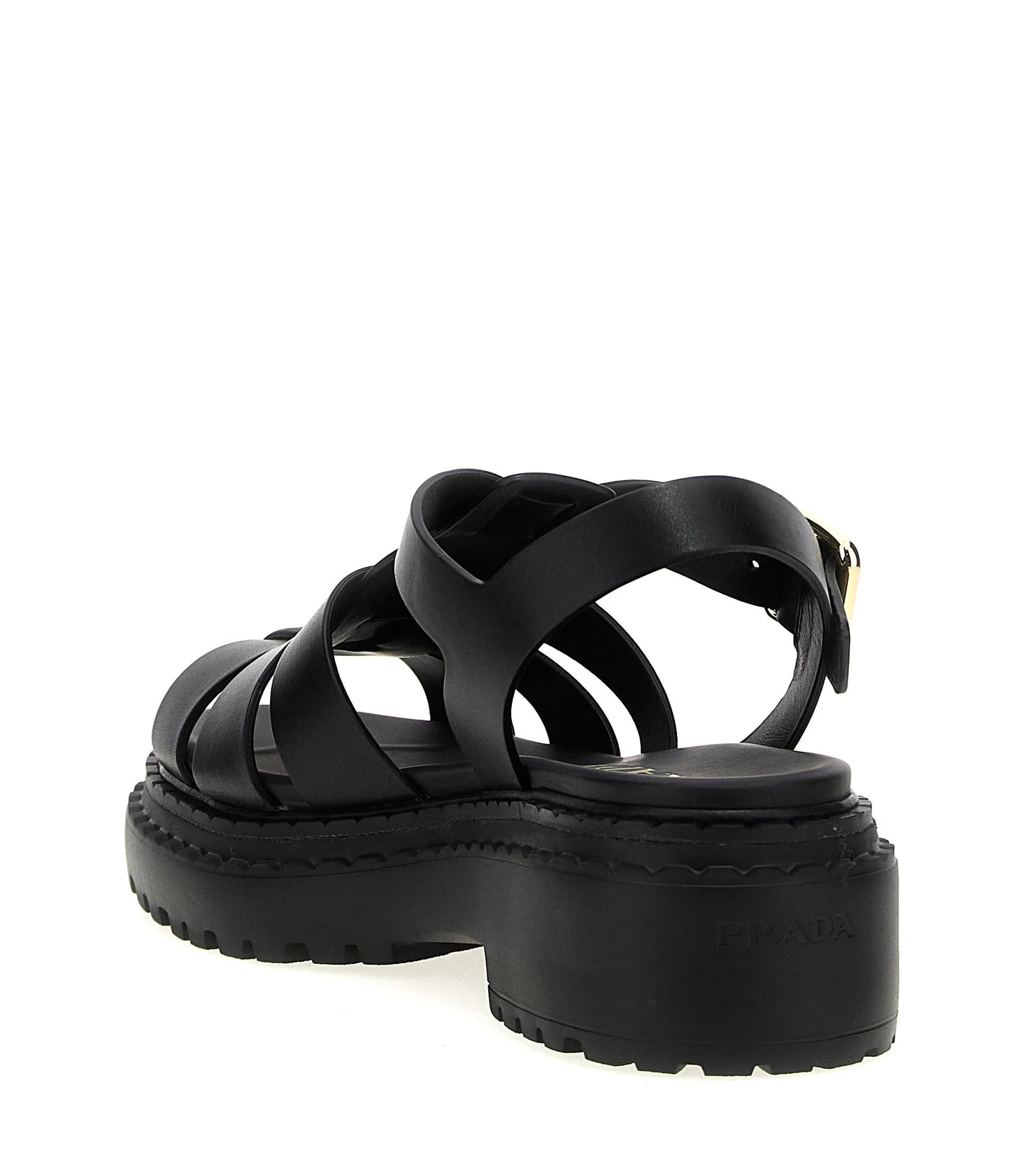 Prada Sandals in black, Calfskin Leather — view 3