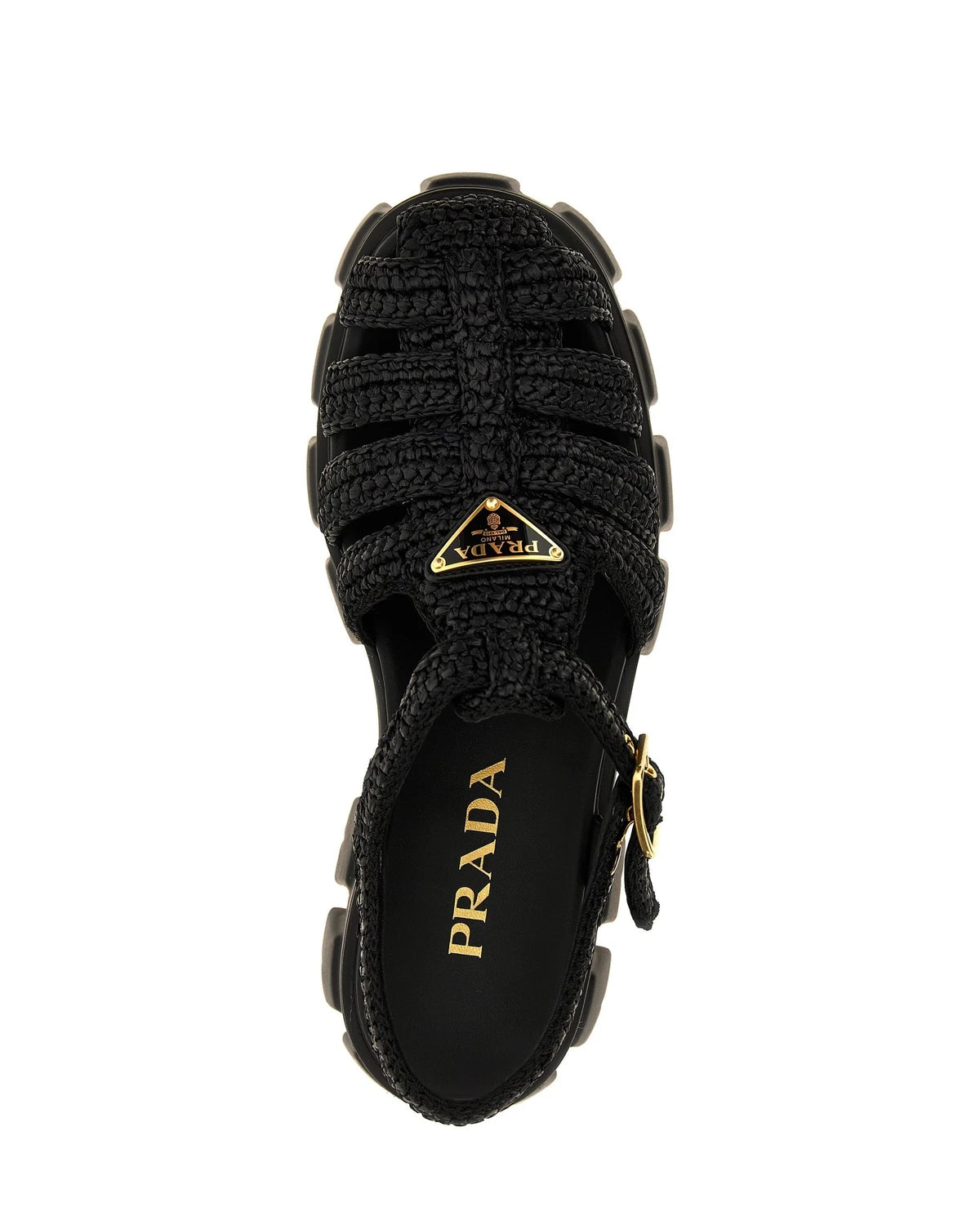 Prada Sandals in black, Viscose — view 4