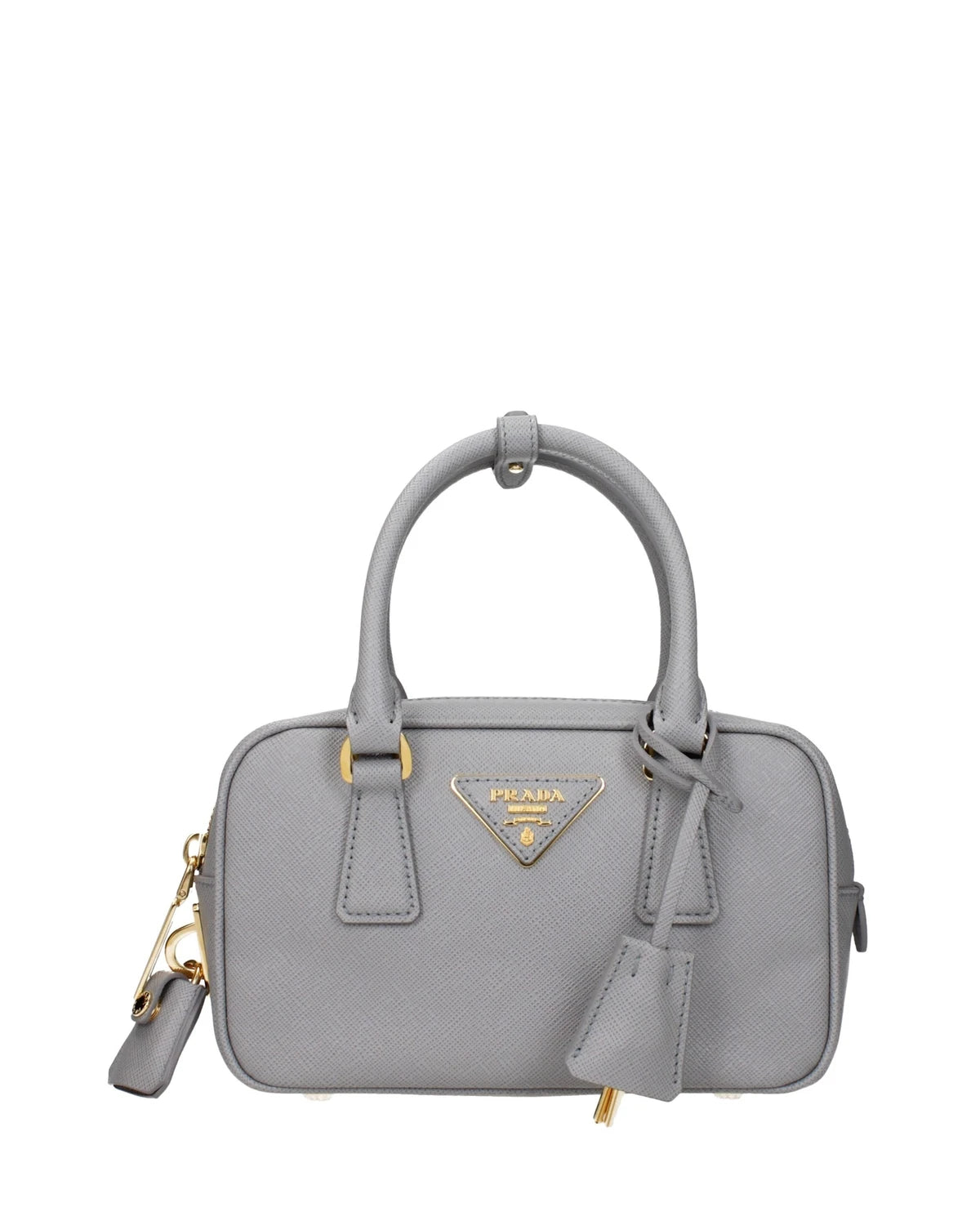 Prada Satchel Bag in gray
