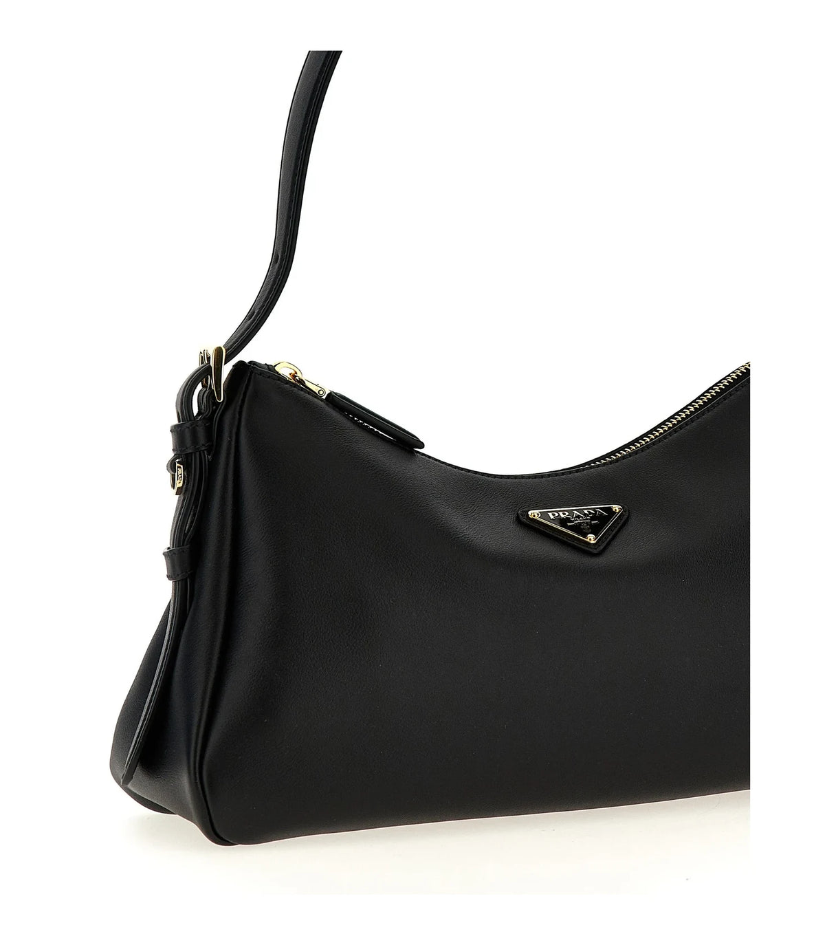 Prada Shoulder Bag in black, Calfskin Leather — view 3