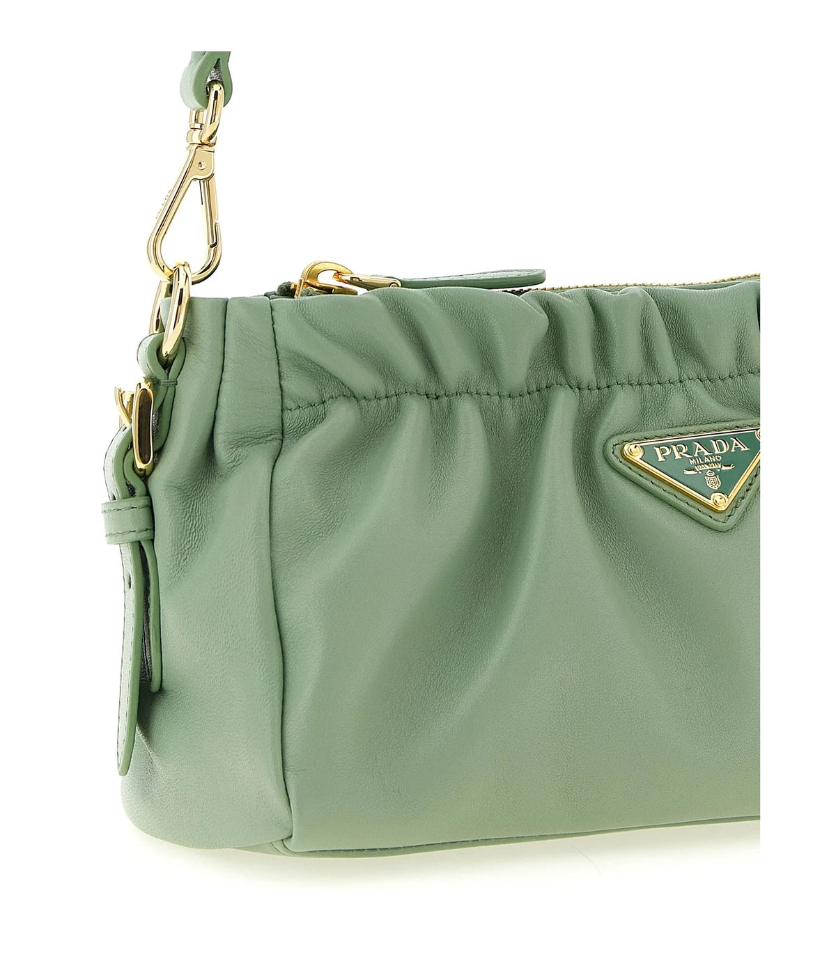 Prada Shoulder Bag in green — view 3