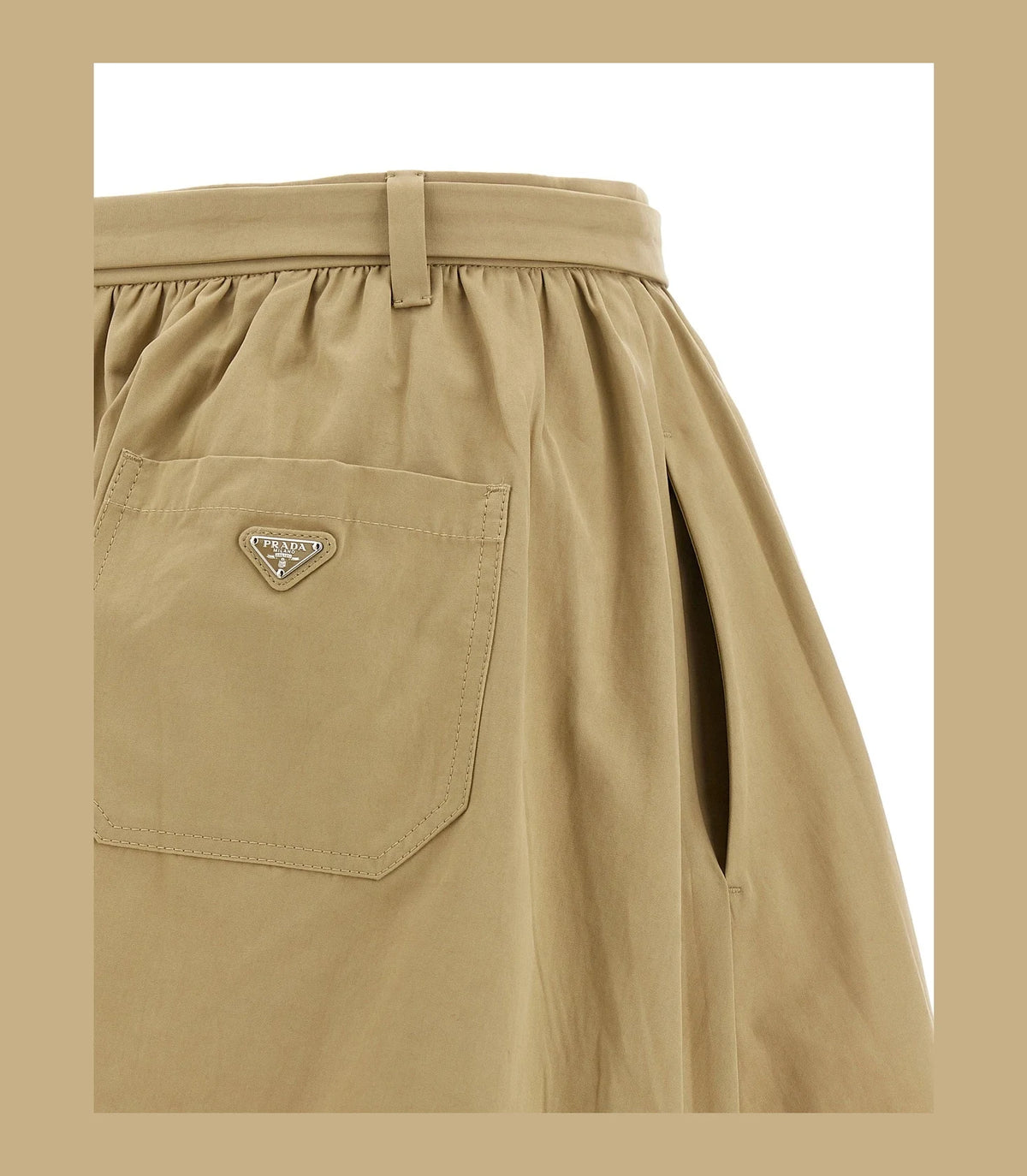 Prada Skirt in beige, Cotton — view 5