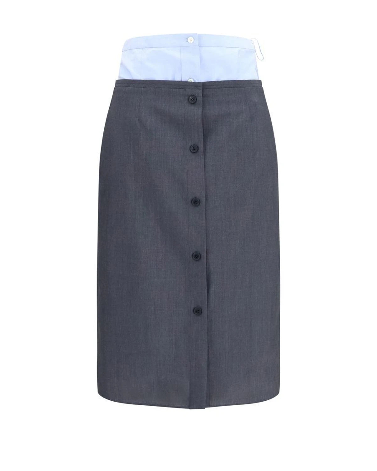 Prada Skirt in gray, Cotton