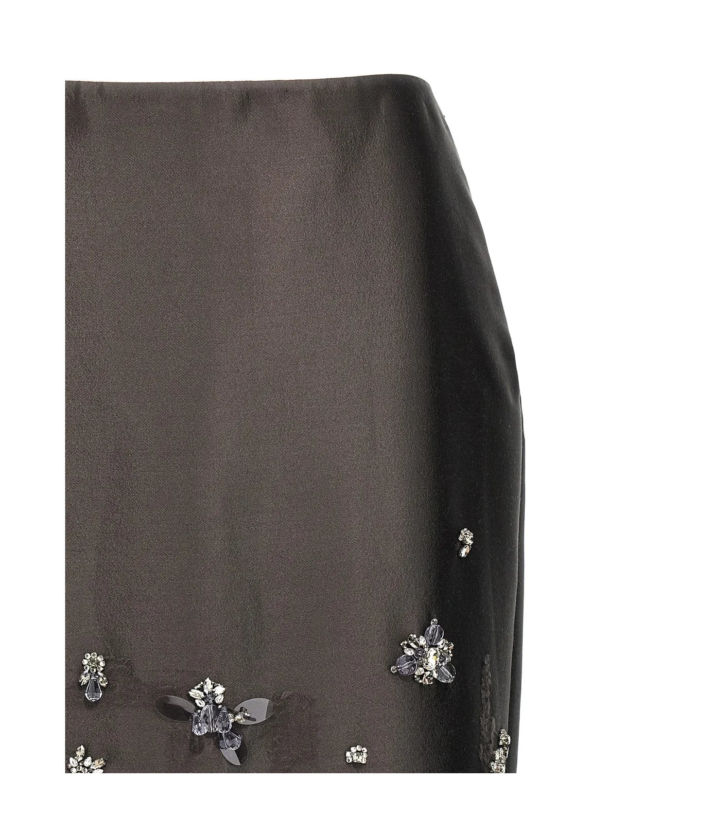 Prada Skirt in gray, Silk — view 3