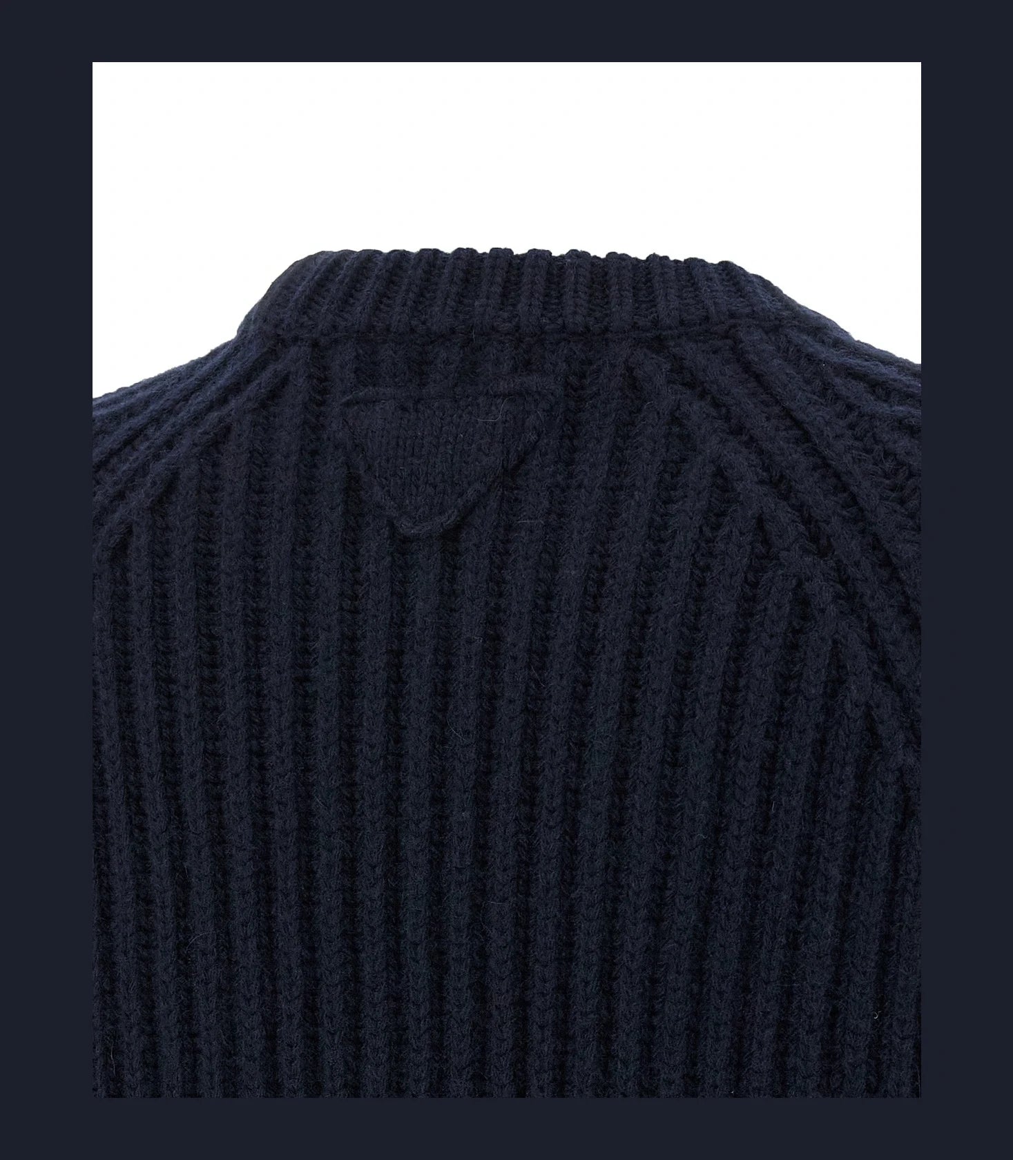 Prada Sweater in navy, Virgin Wool — view 4