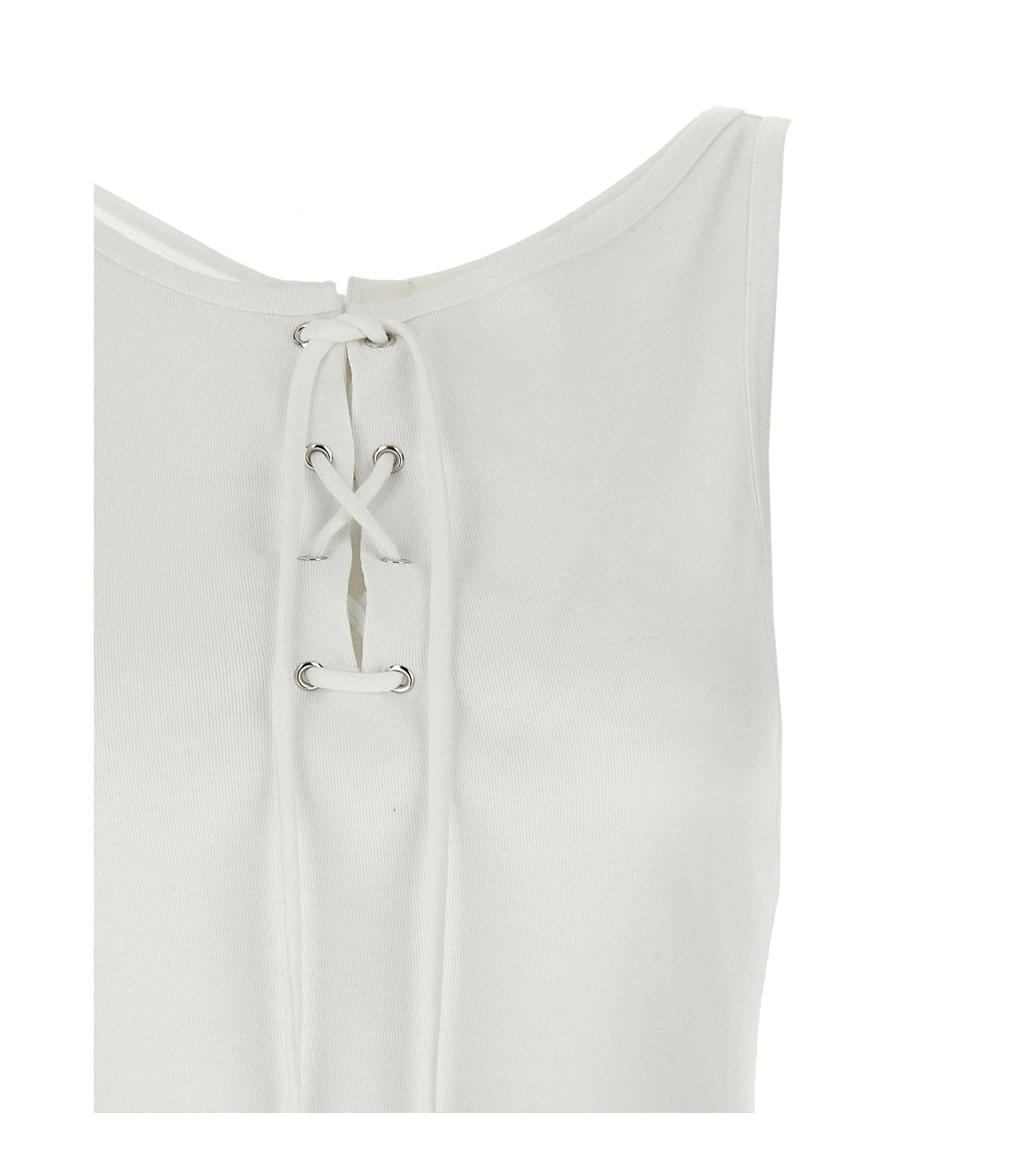 Prada Tank Top in white, Cotton — view 3