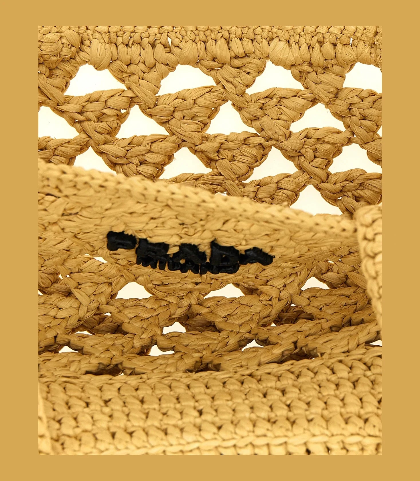 Prada Tote Bag in beige, Viscose — view 4