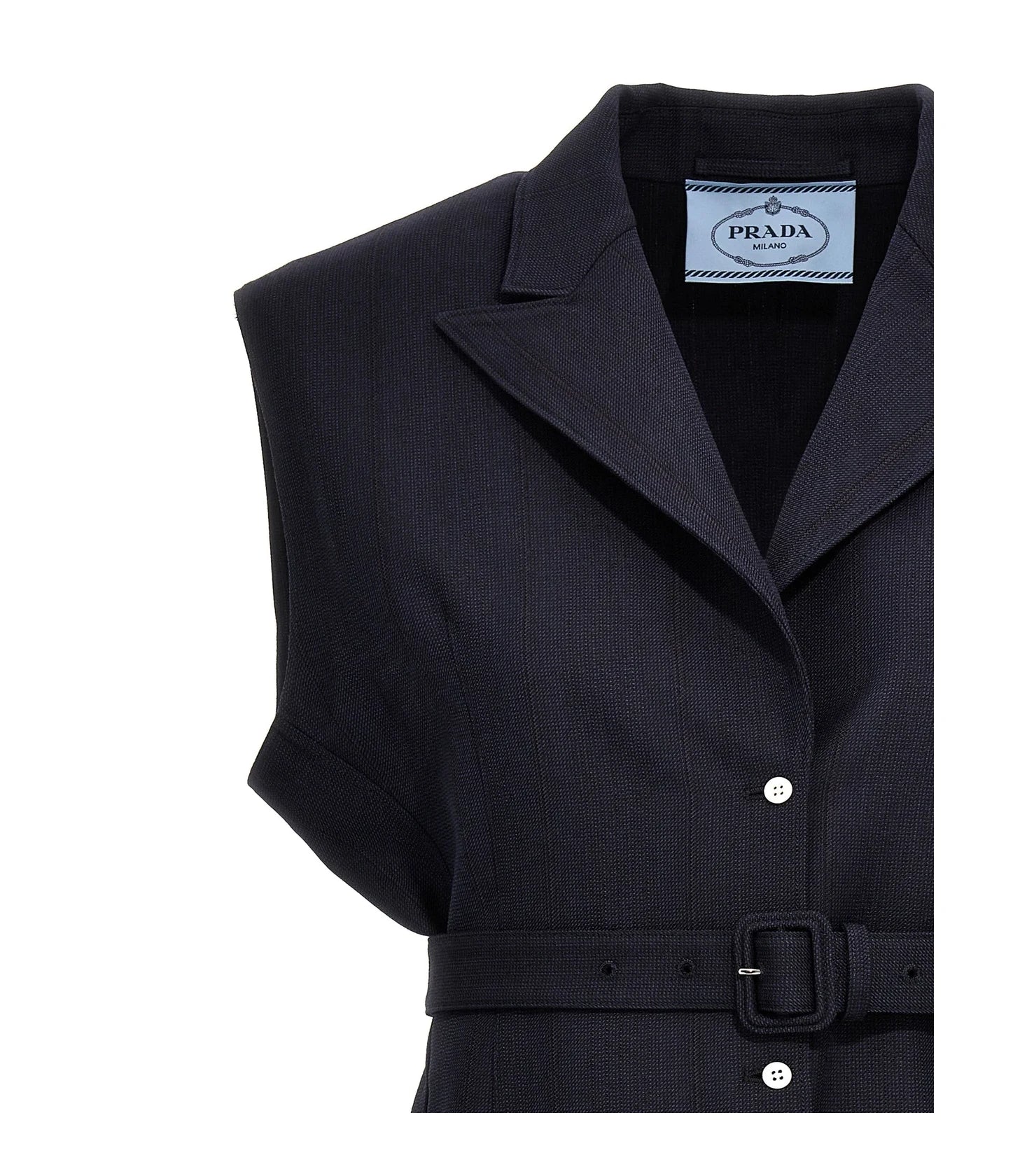 Prada Vest in blue, Virgin Wool — view 3