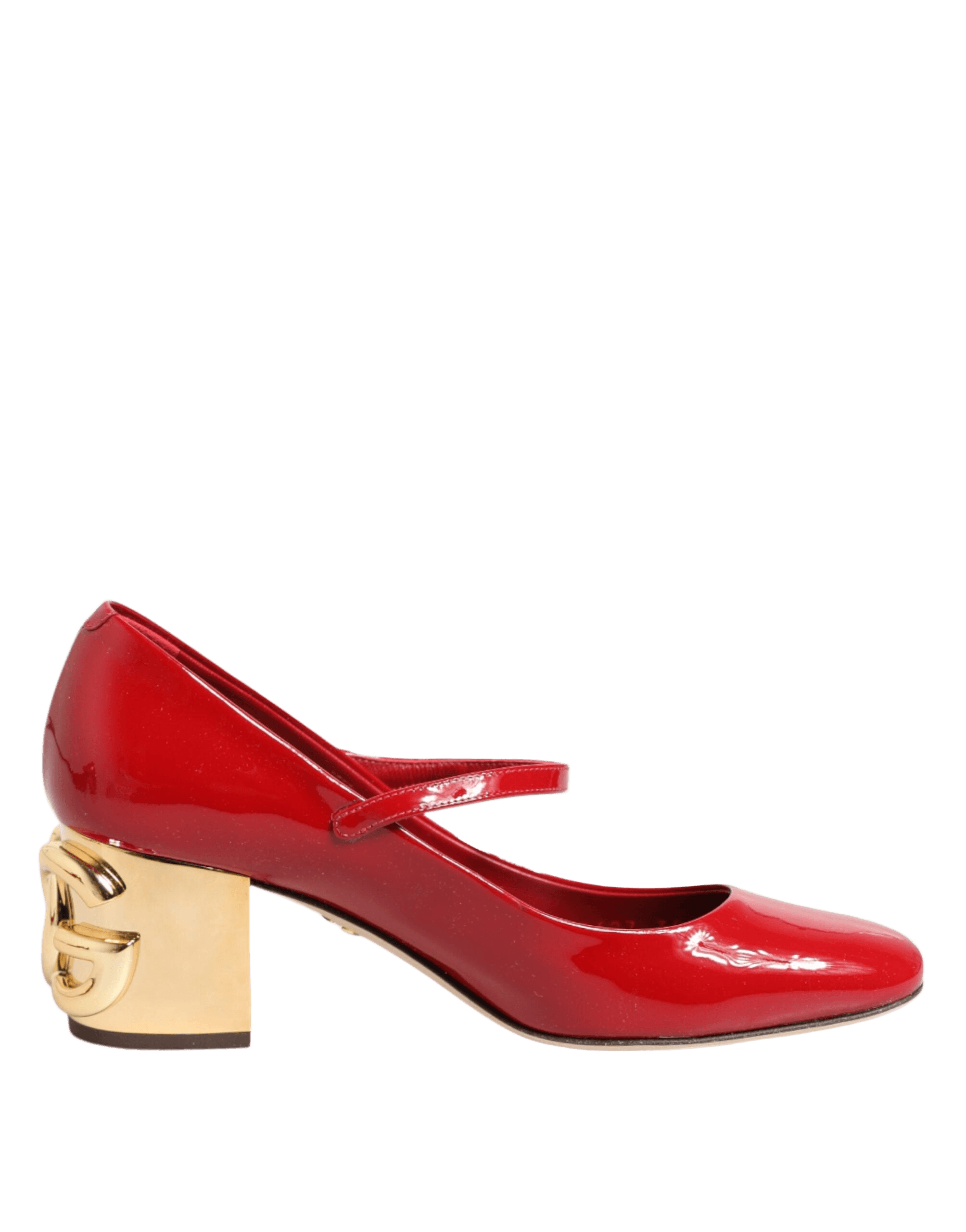 Dolce & Gabbana Red Leather Dg Logo Heels Sandals Shoes Glam Steals