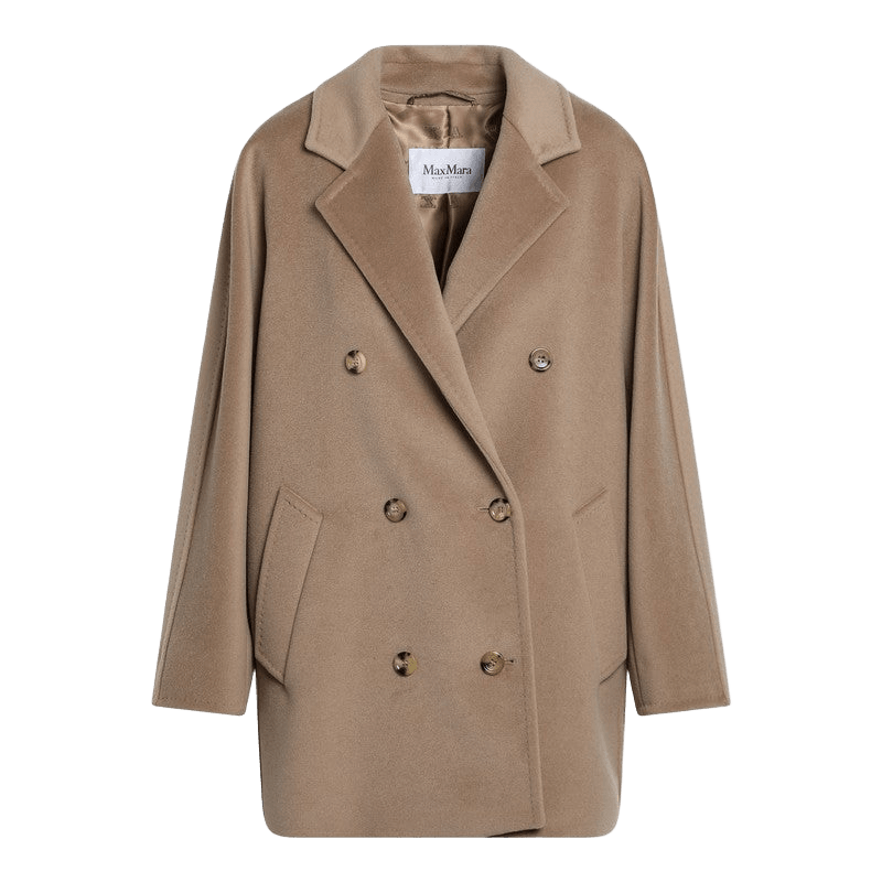 Max Mara Camel 101801 Short Icon Coat in Color Glam Steals
