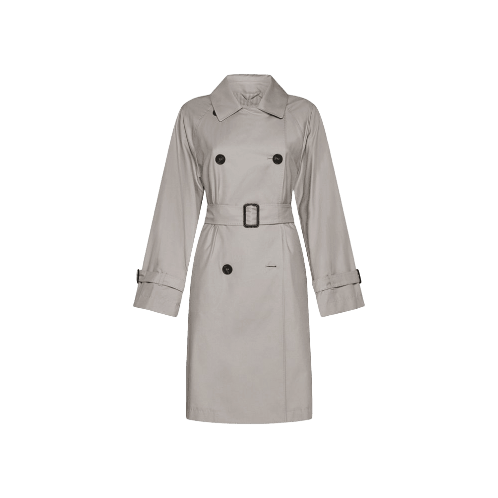 Max Mara Cotton Blend Trench Coat Glam Steals