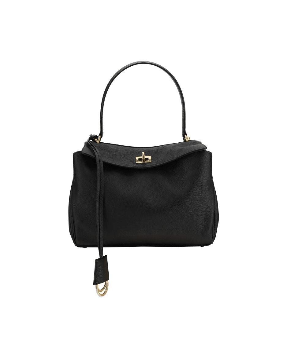 Balenciaga Black Leather Calf Bos Taurus Shoulder Bag Glam Steals