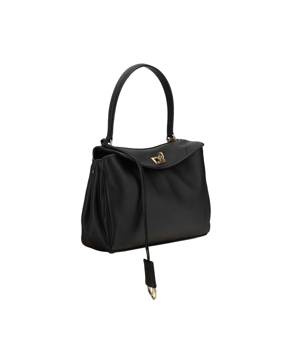 Balenciaga Black Leather Calf Bos Taurus Shoulder Bag Glam Steals