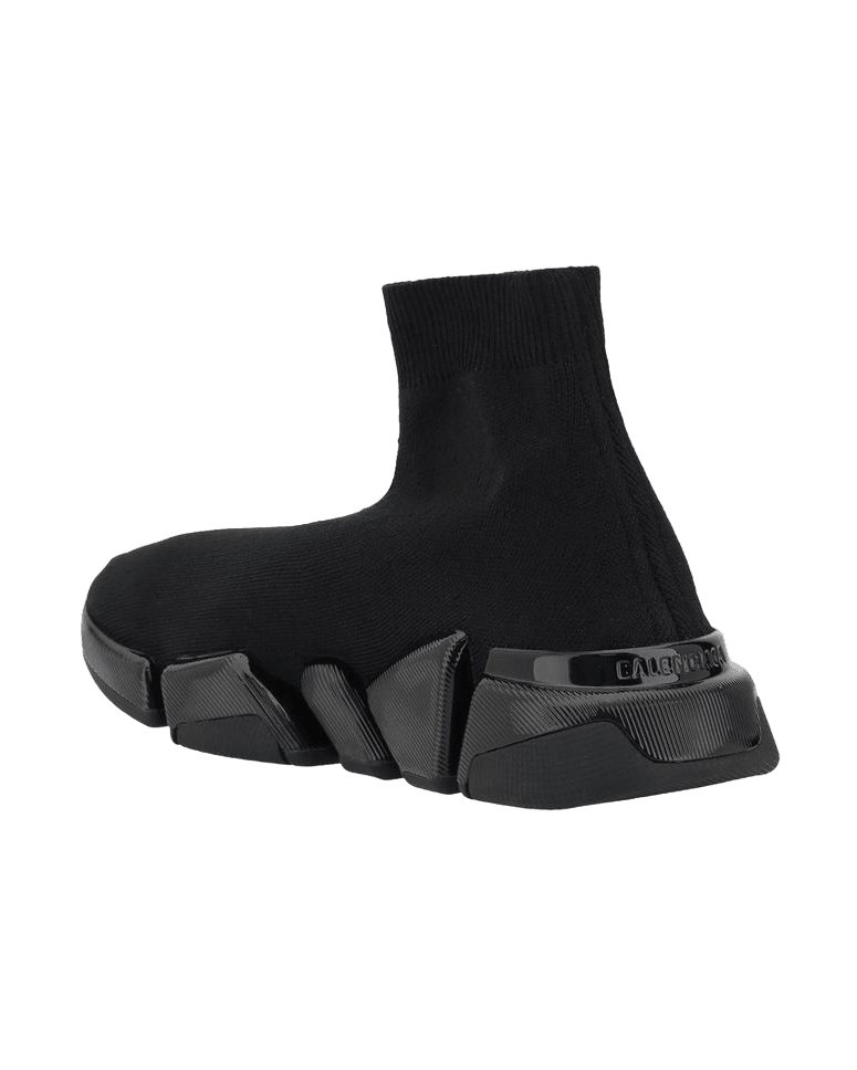 Balenciaga Black Fabric Athletic Sneakers Glam Steals