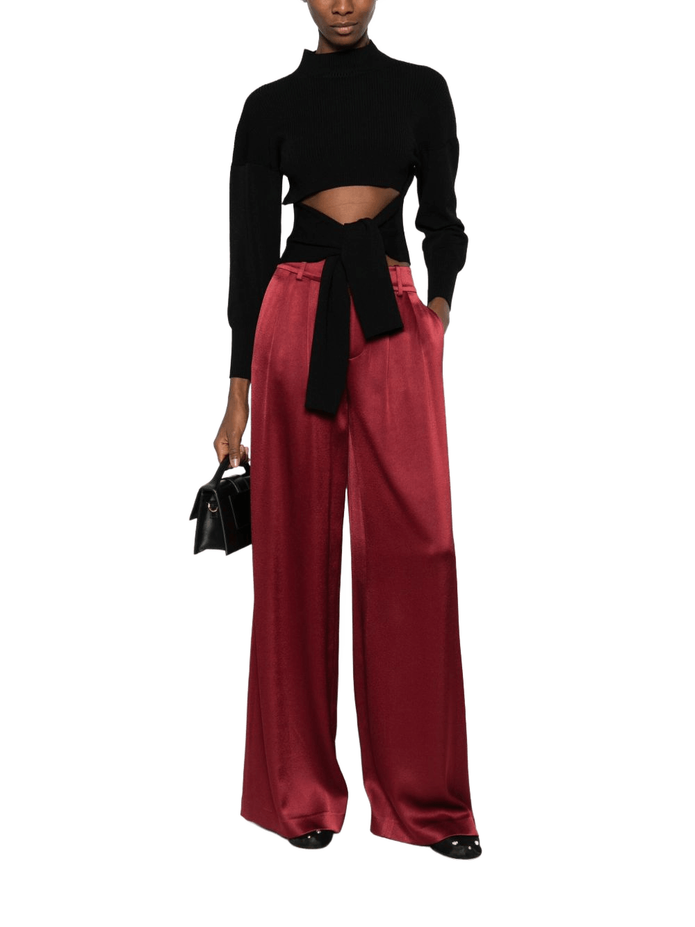 Alice + Olivia Trouser Bordeaux