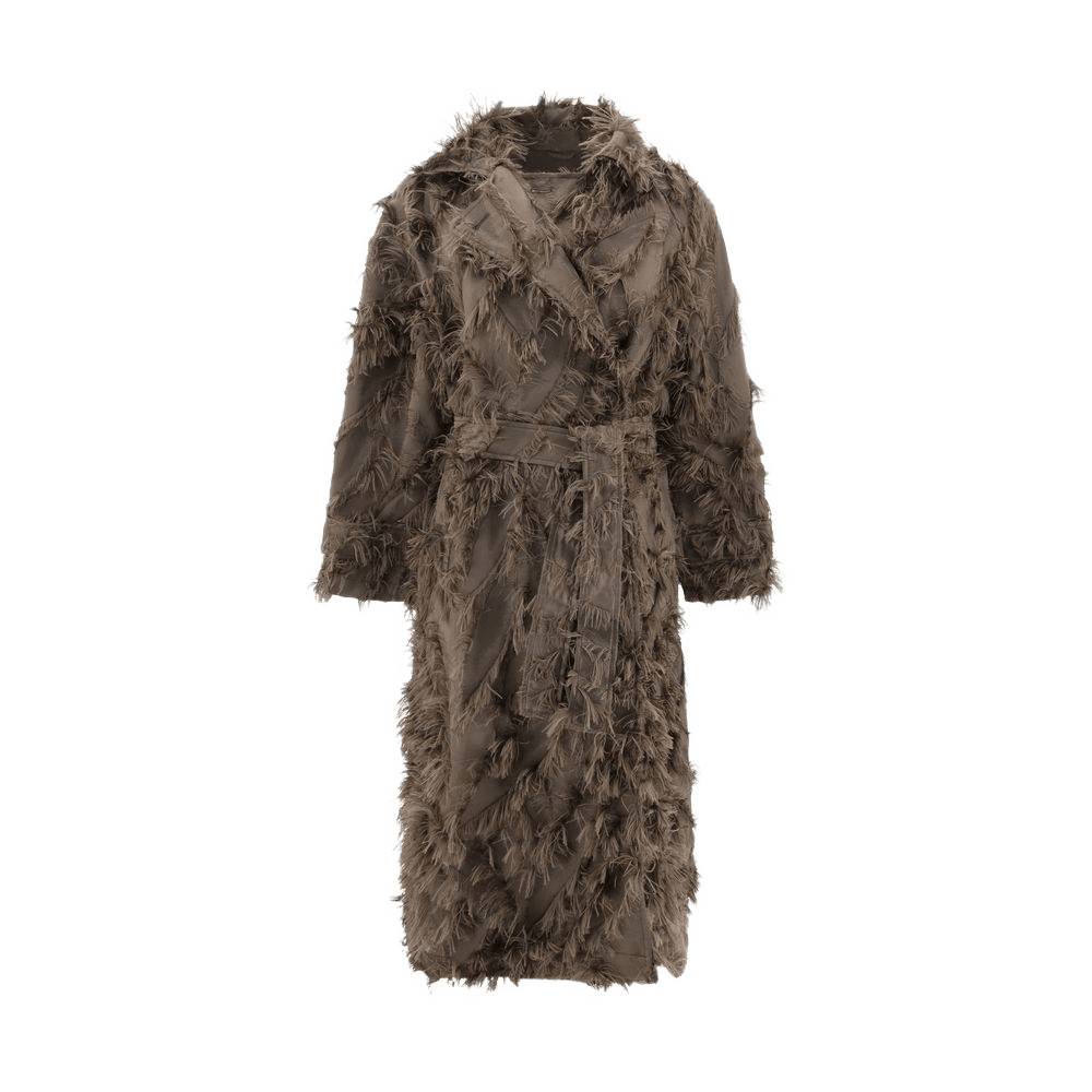 Brunello Cucinelli Brown Polyester Coat