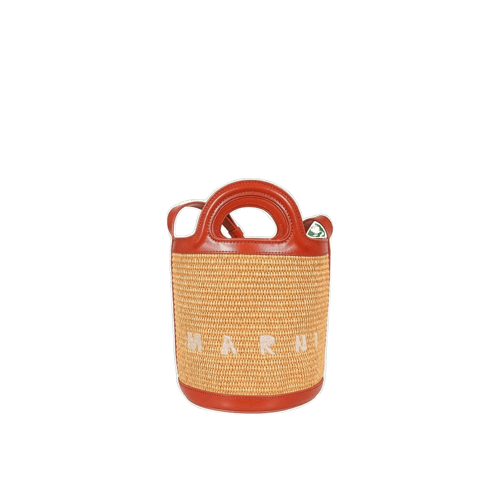 Marnie Orange Cotton Marni Backet Bag Glam Steals