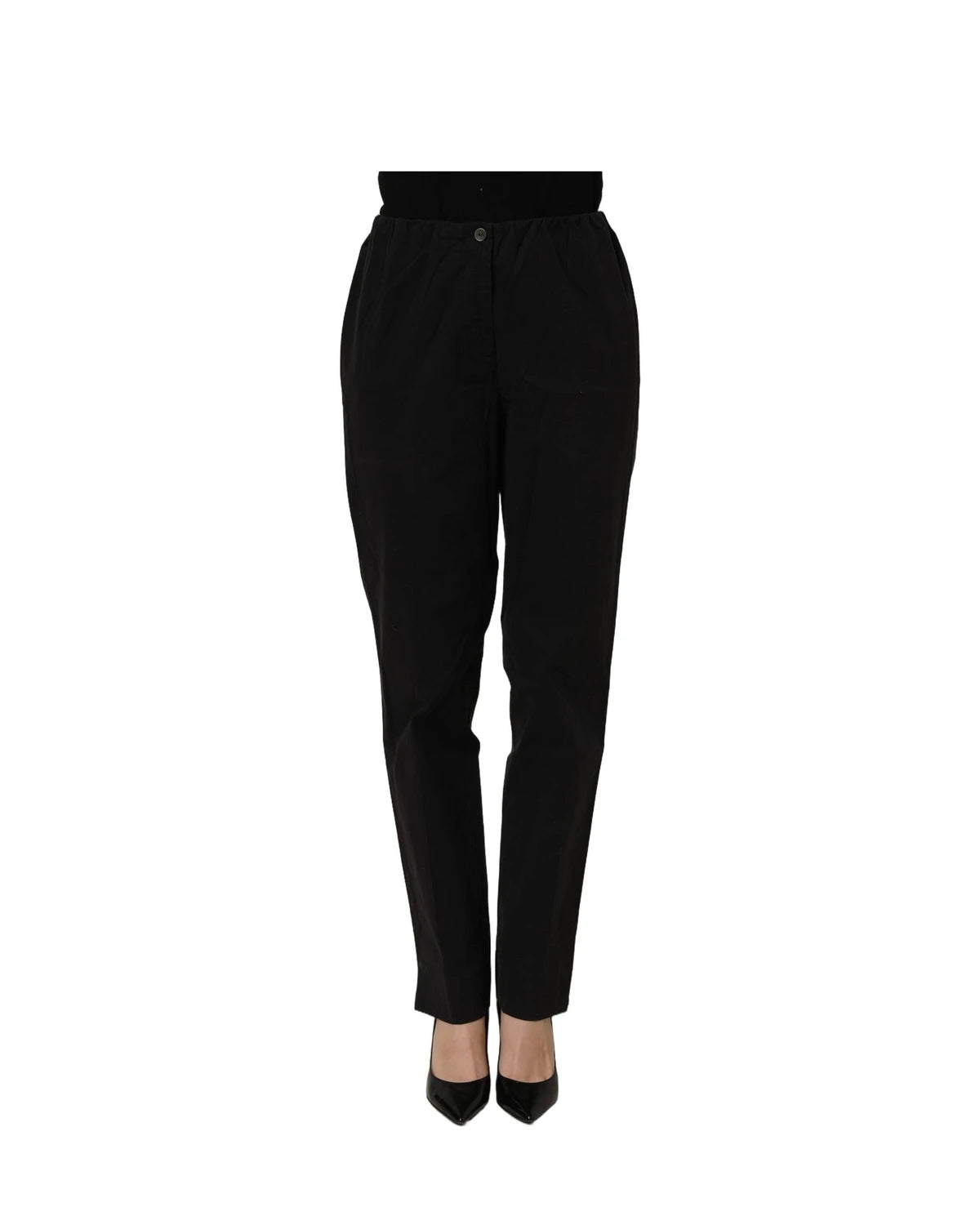 QL2 Trouser in black, Cotton — view 2