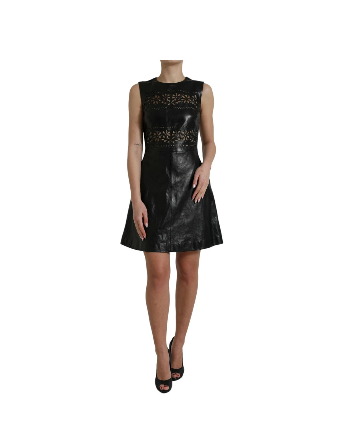 Red Valentino Dresse in black, Nylon Cotton