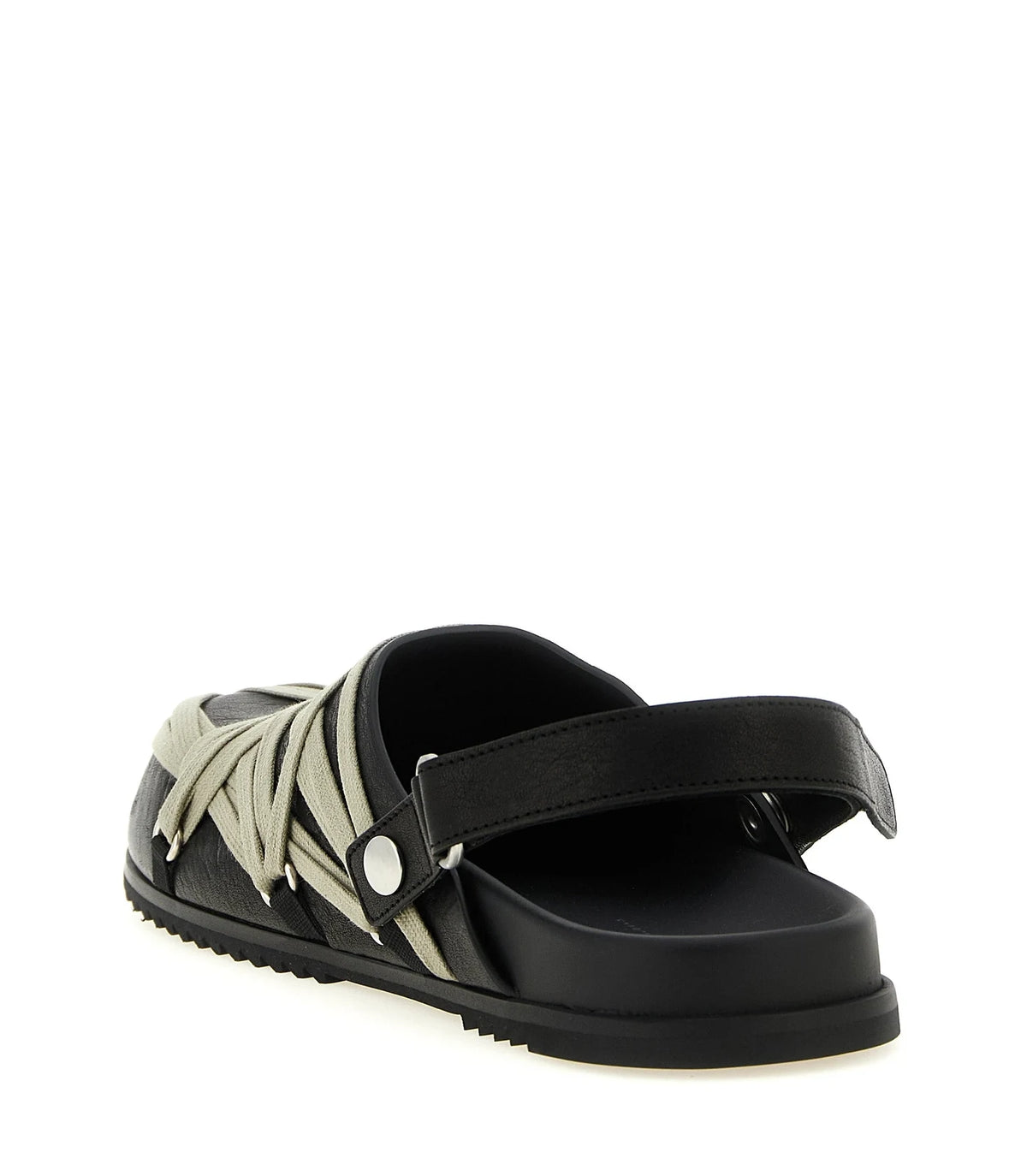 Rick Owens Mules in black, Ram Leather — view 3