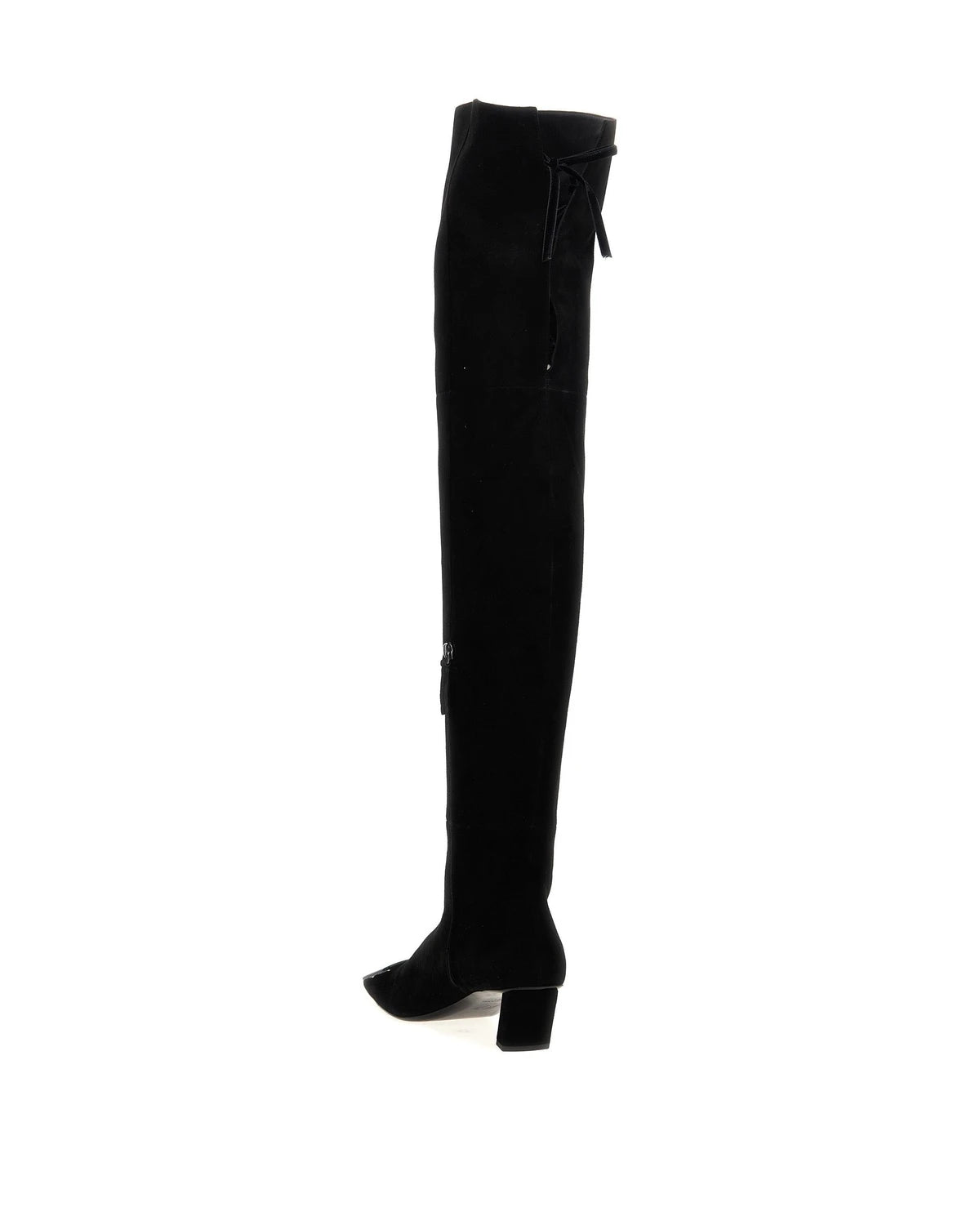 Roger Vivier Knee High Boots in black, Goat Leather — view 3