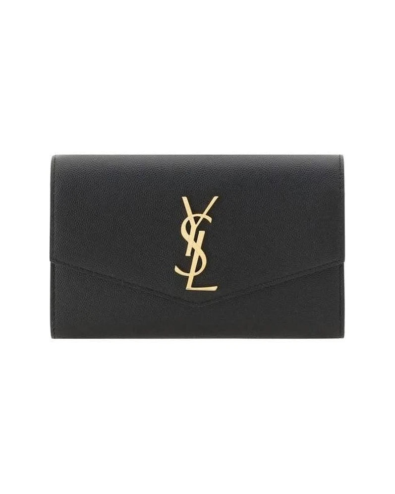 Saint Laurent Black Calf Leather Bos Taurus Shoulder Bag