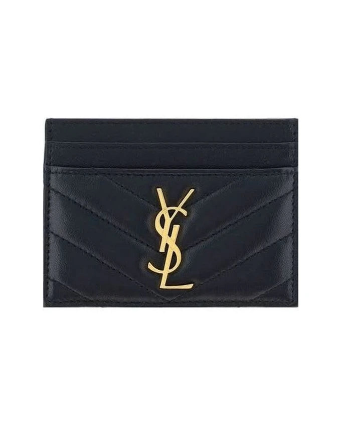 Saint Laurent Black Lamb Ovis Aries Wallet