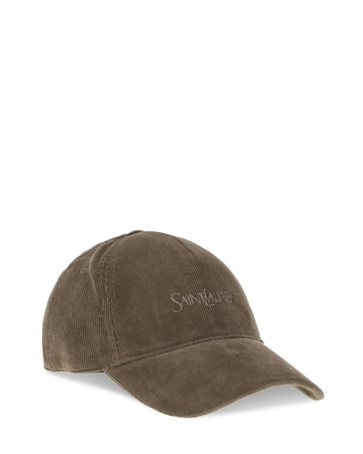 Saint Laurent Baseball Cap in brown, Cotton — view 2
