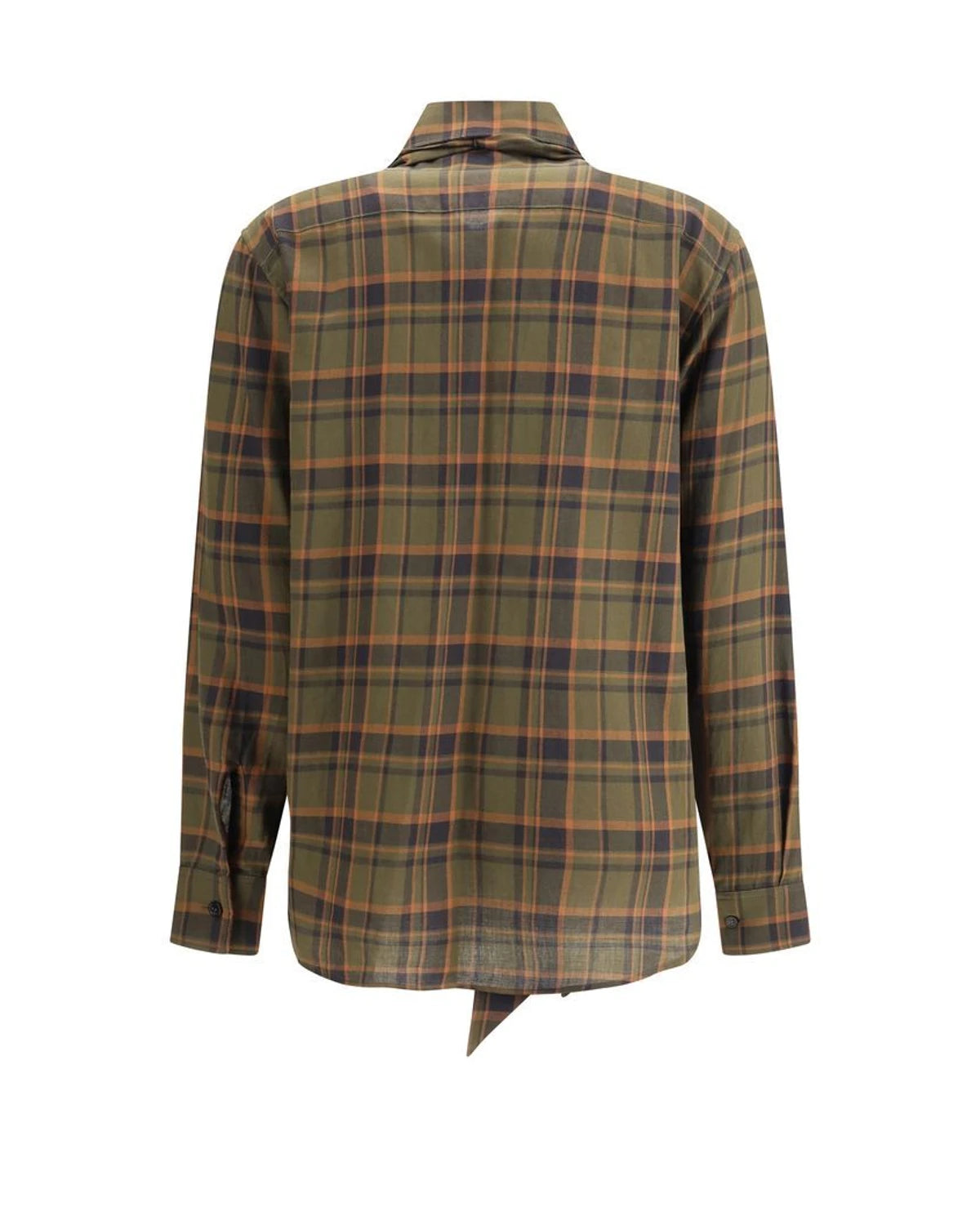 Saint Laurent Blouse in green, Cotton — view 2