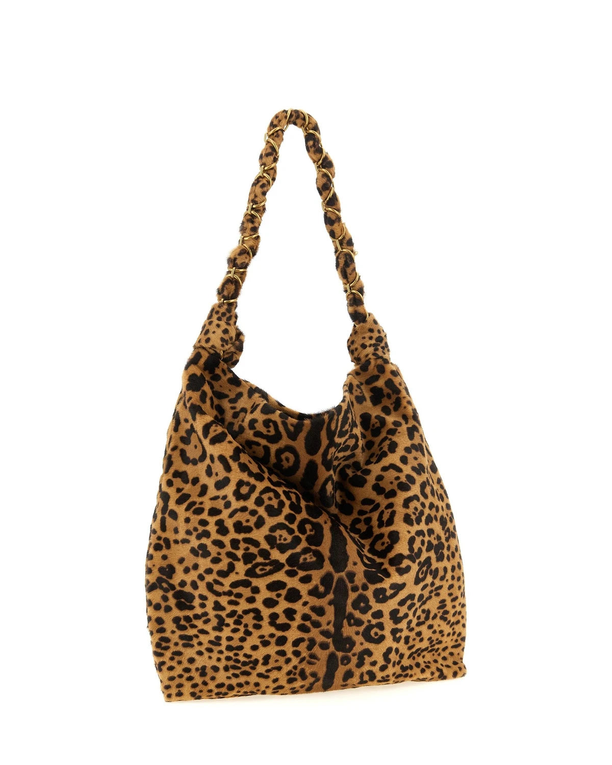 Saint Laurent Hobo Bag in brown, Calfskin Leather — view 2