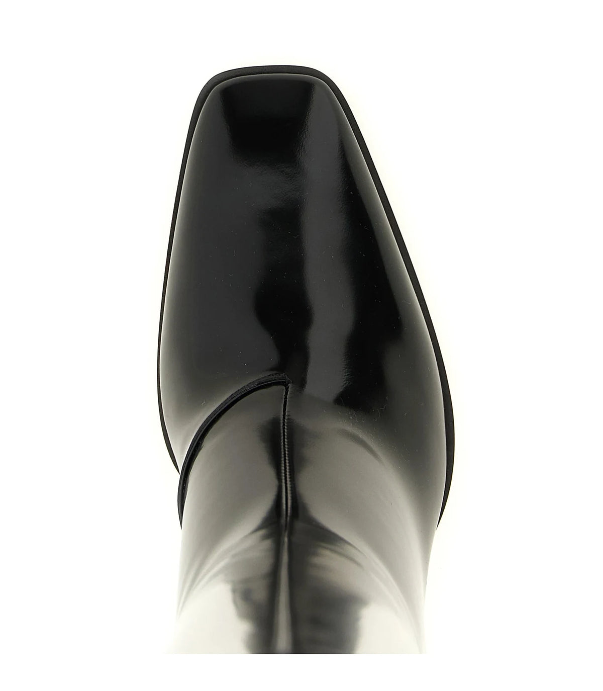 Saint Laurent Knee High Boots in black, Calfskin Leather — view 4
