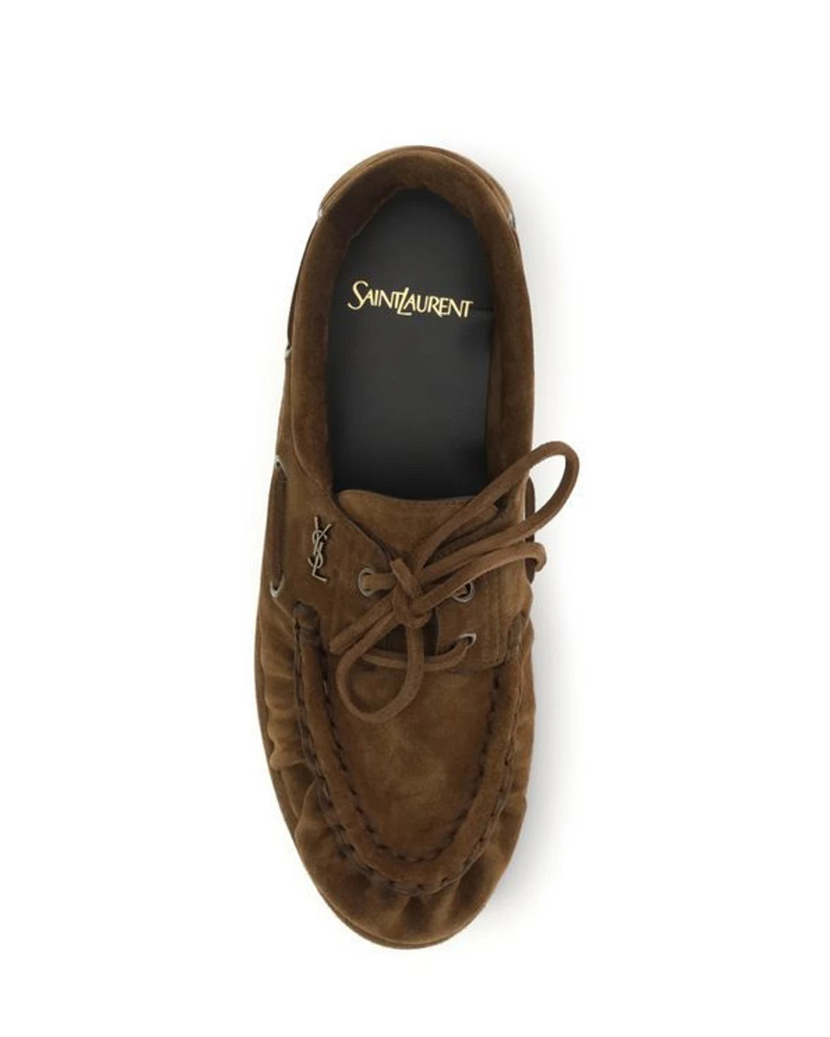 Saint Laurent Loafers in brown, Suede — view 4