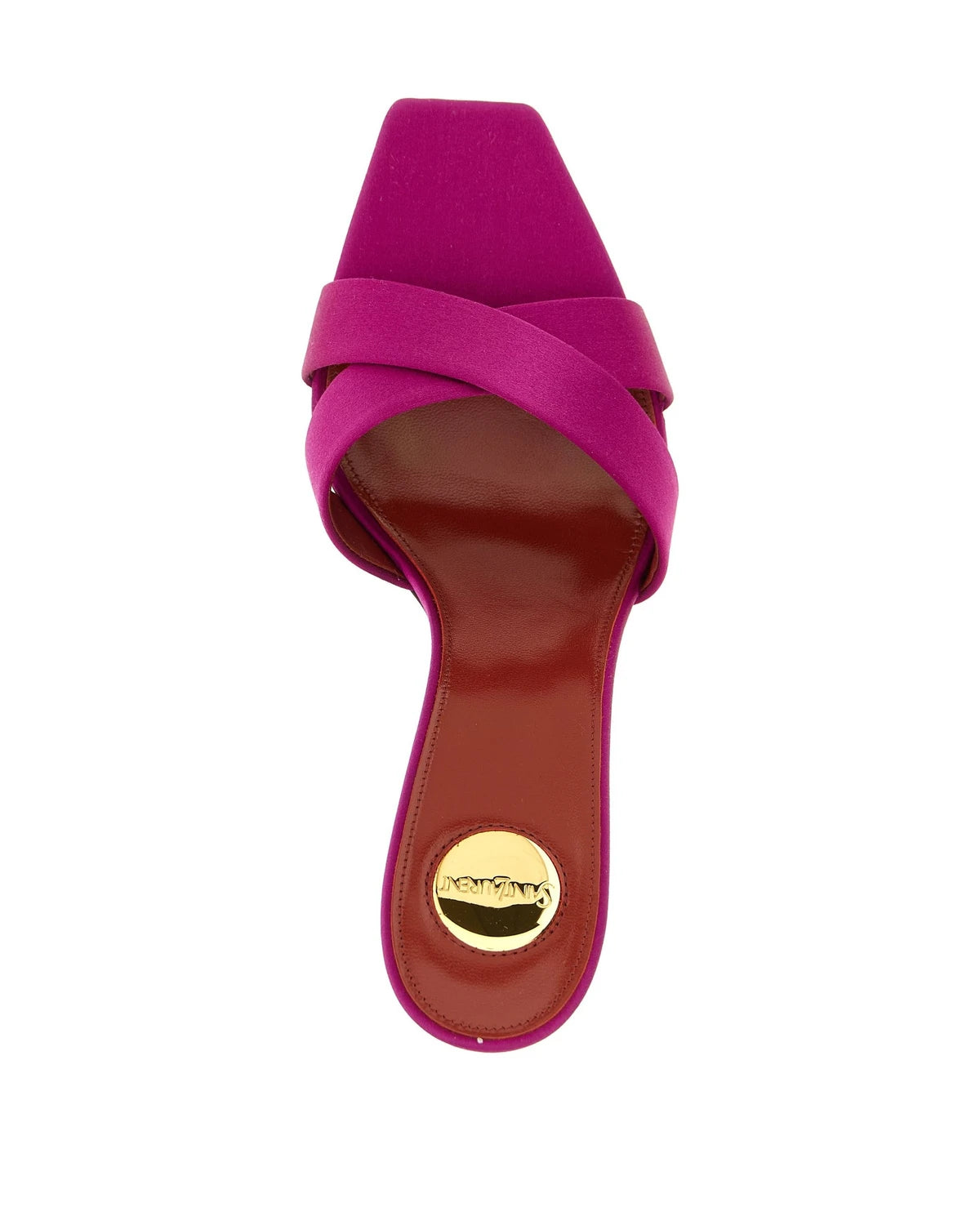 Saint Laurent Sandals in pink, Viscose — view 4