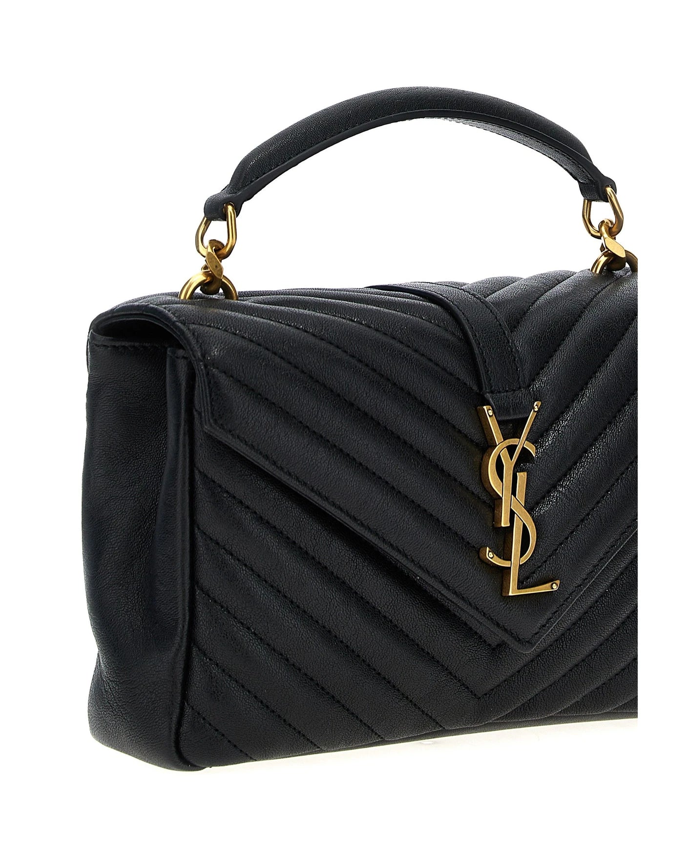 Saint Laurent Satchel Bag in black, Calfskin Leather β view 3