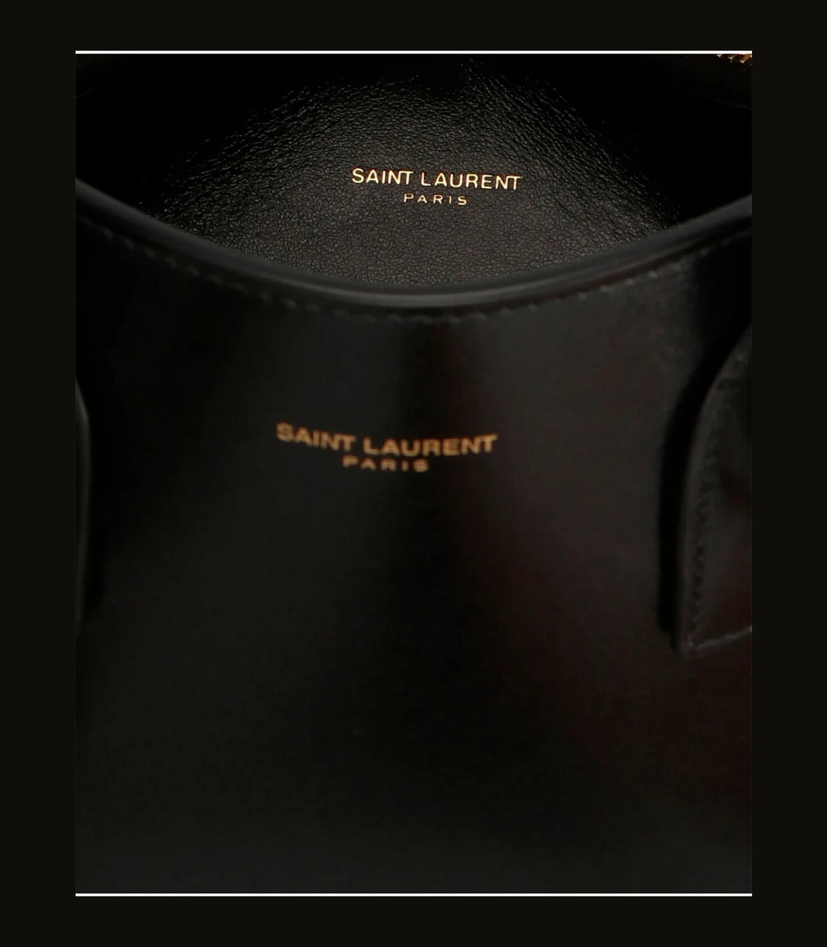 Saint Laurent Satchel Bag in black, Calfskin Leather — view 3