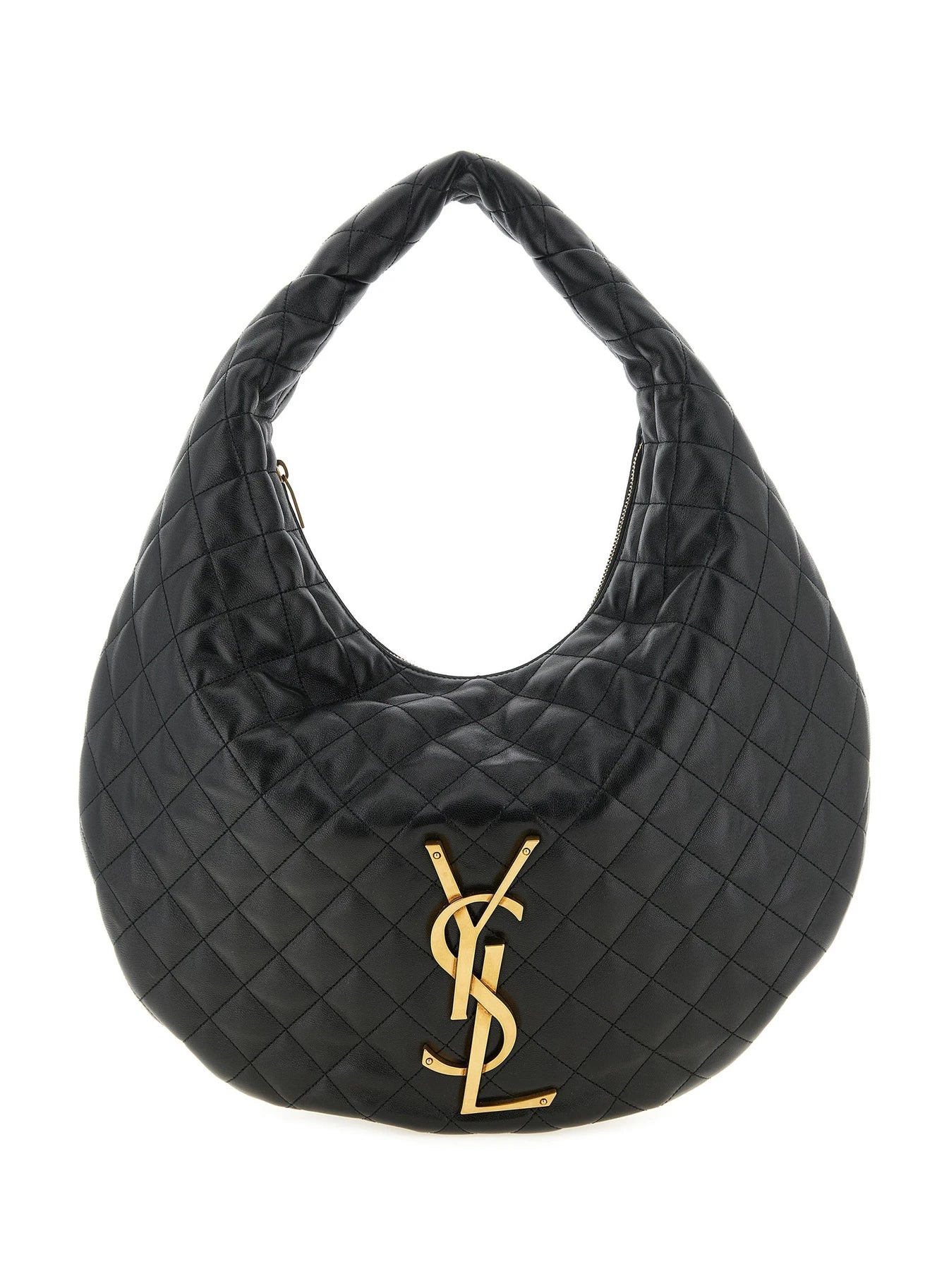 Saint Laurent Shoulder Bag in black, Lamb Leather